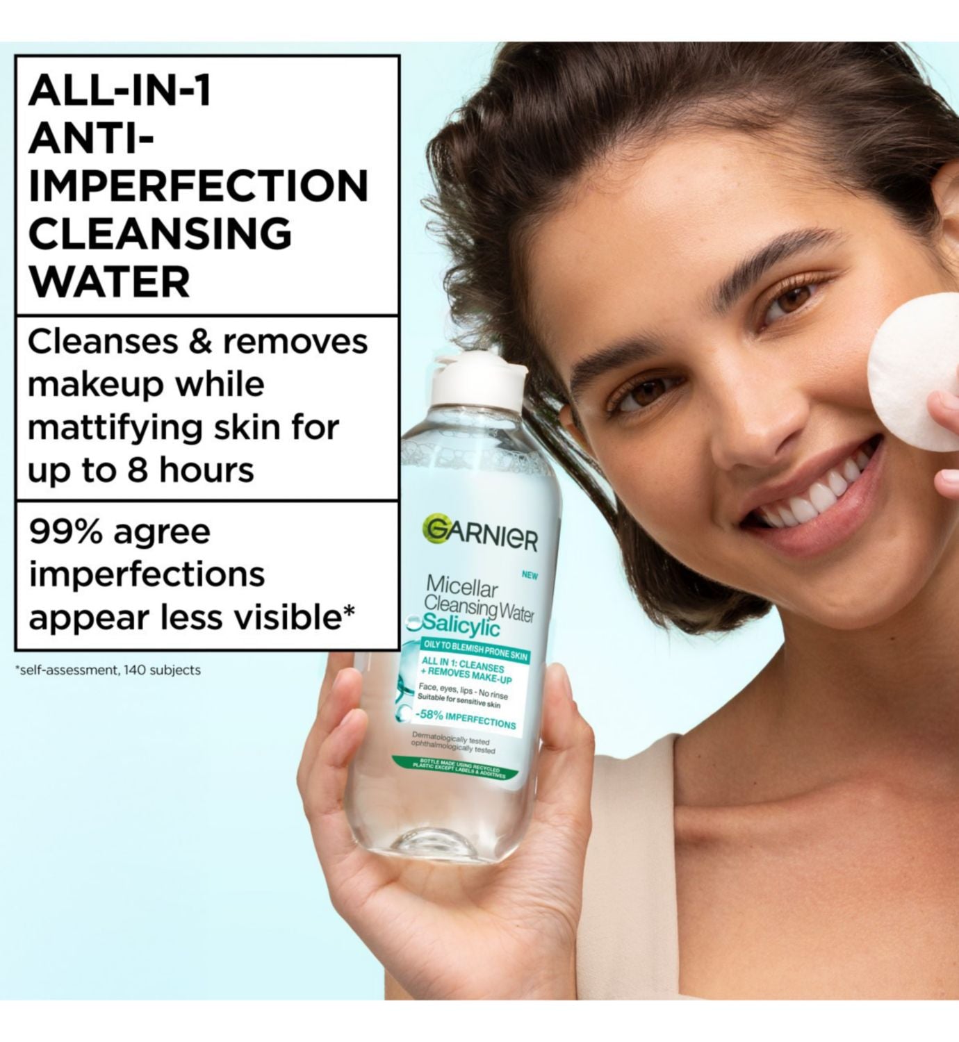 Garnier Salicylic Micellar Water 400ml - British product
