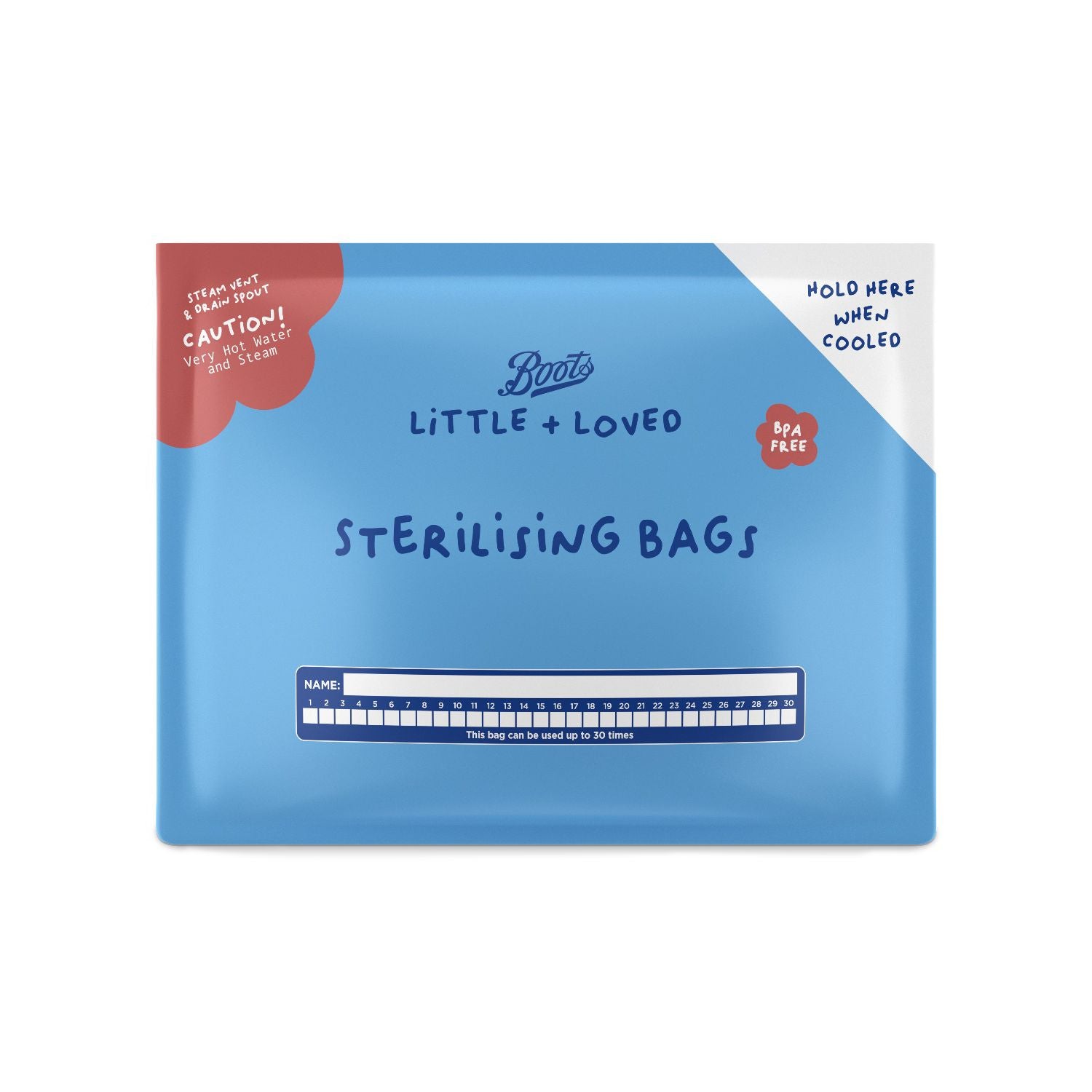 Boots Baby Little Loved sterilising bags 5 pack - British product