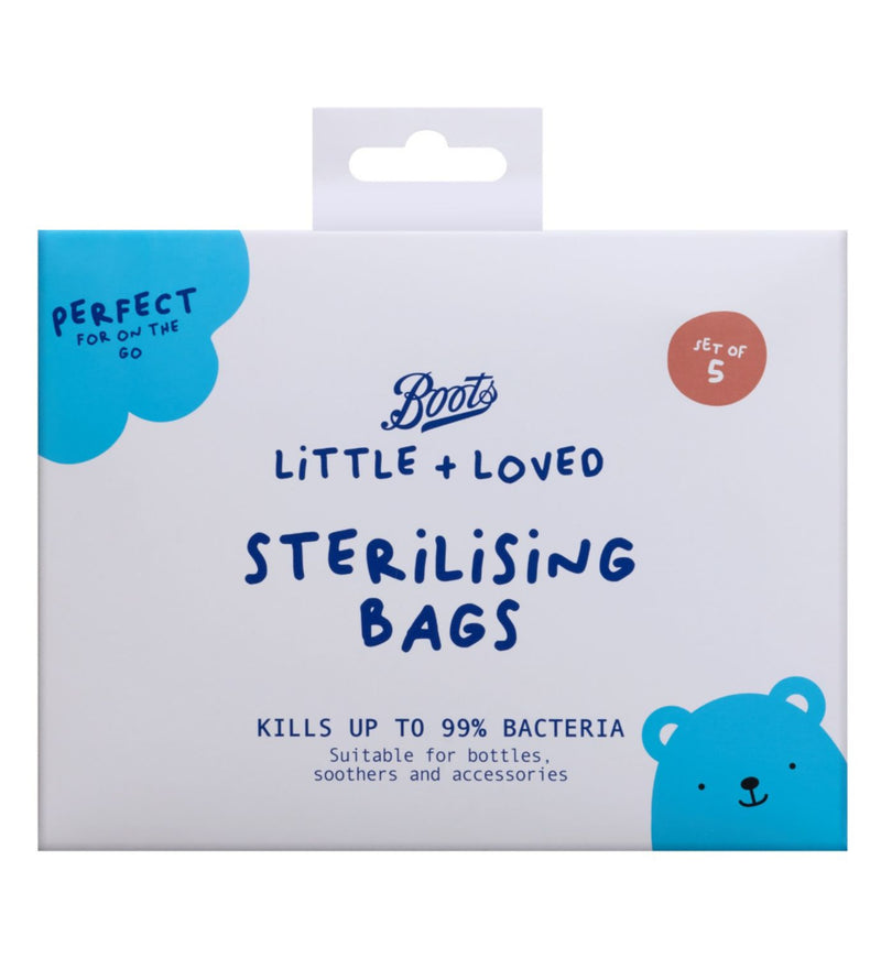 Boots Baby Little Loved sterilising bags 5 pack - British product