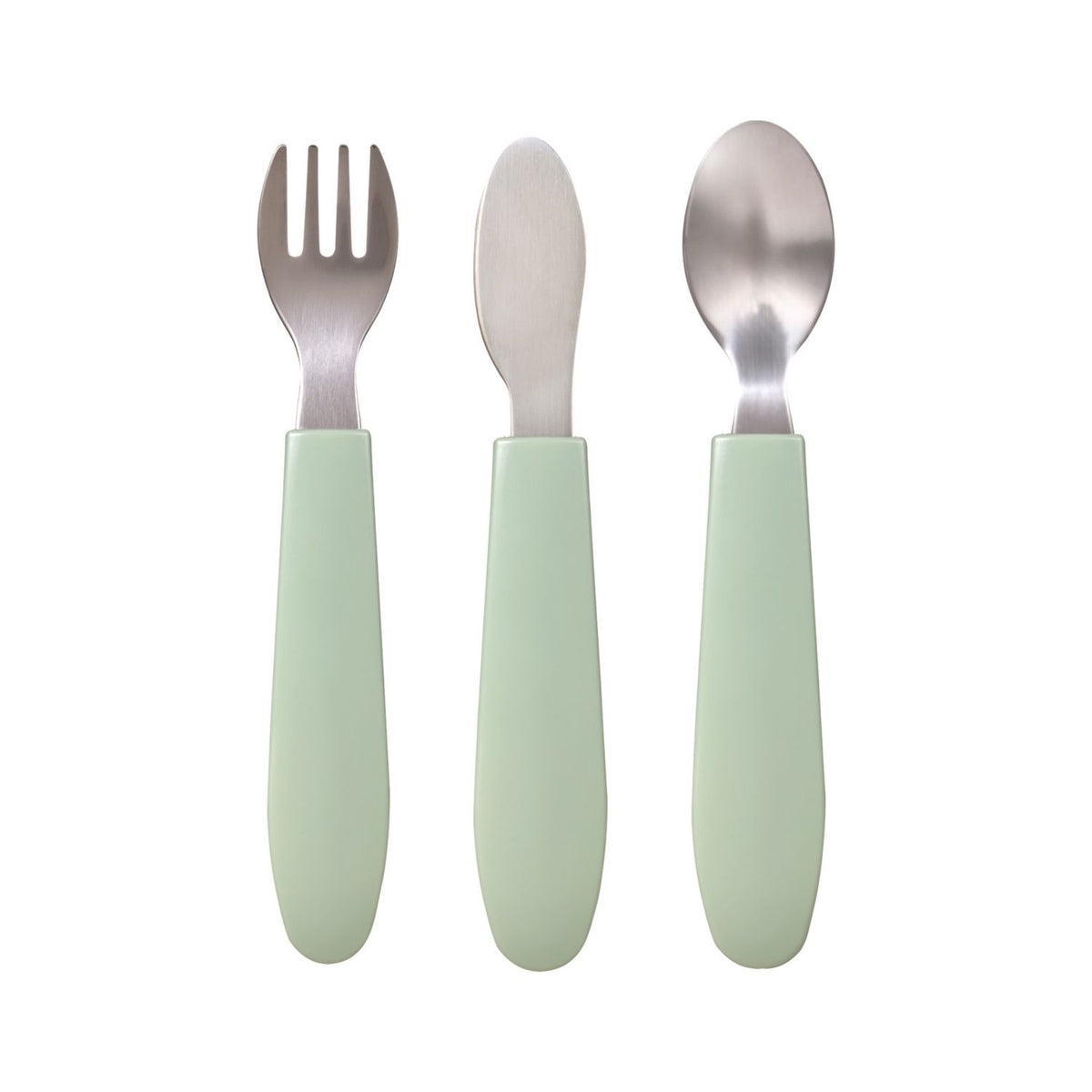 Boots baby stainless steel cutlery set, UK version