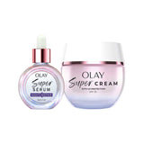 Olay Super Cream and Super Serum skincare bundle - British product