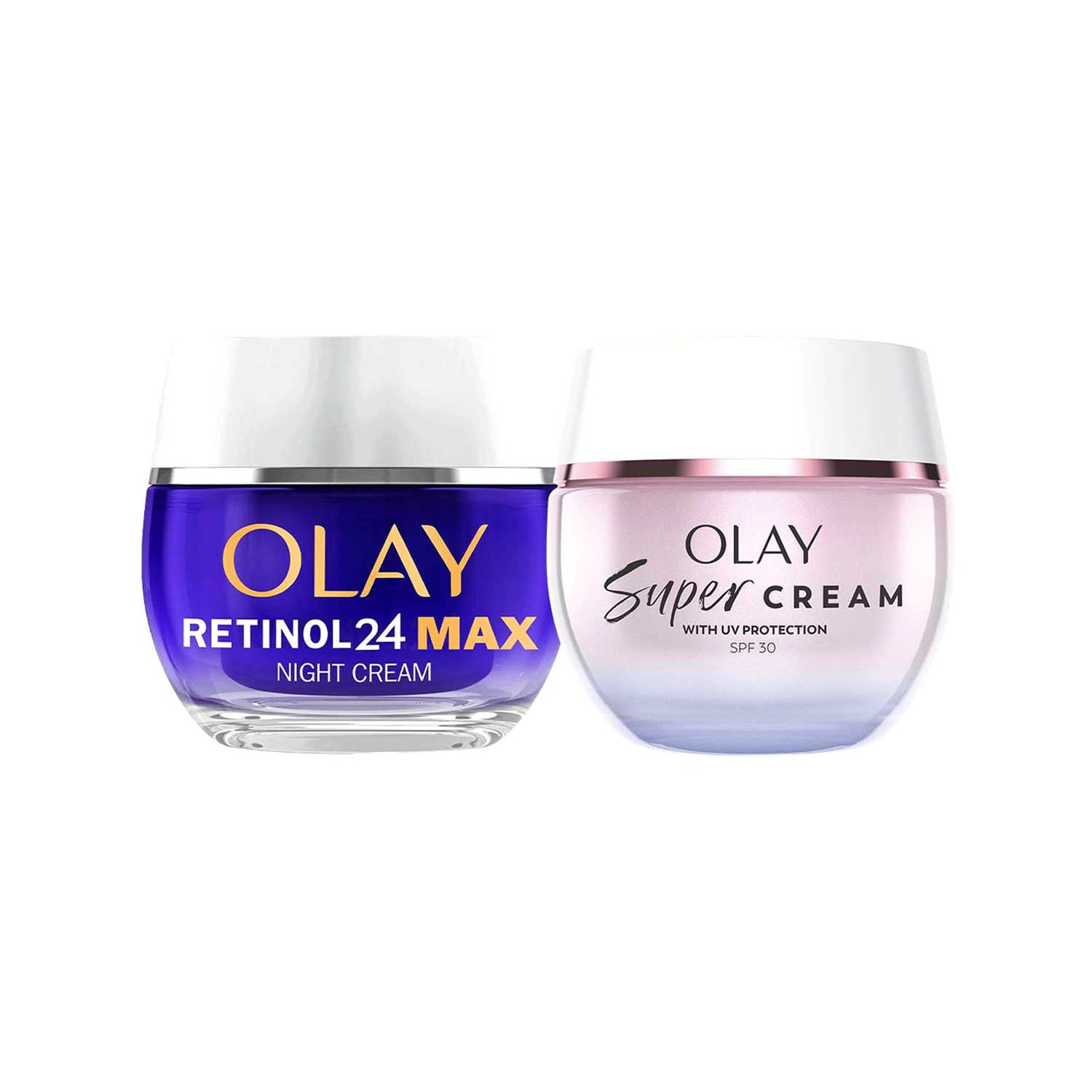 Olay Super Cream and Retinol bundle, imported from the UK