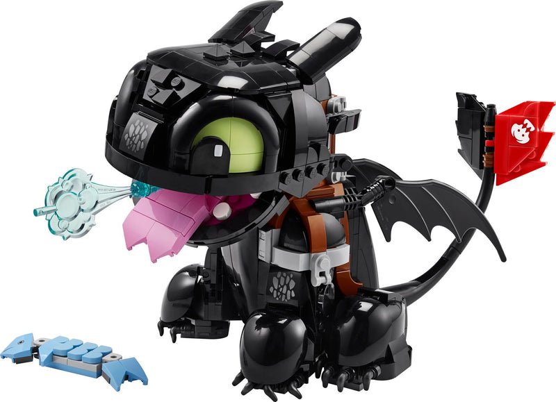 LEGO Icons Toothless Dragon set box, UK version