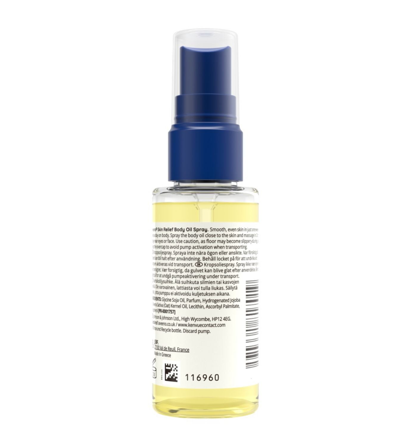 Aveeno skin relief body oil spray 50ml - British product