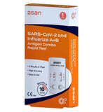 2San rapid test pack for Covid-19 and Flu A/B, UK version