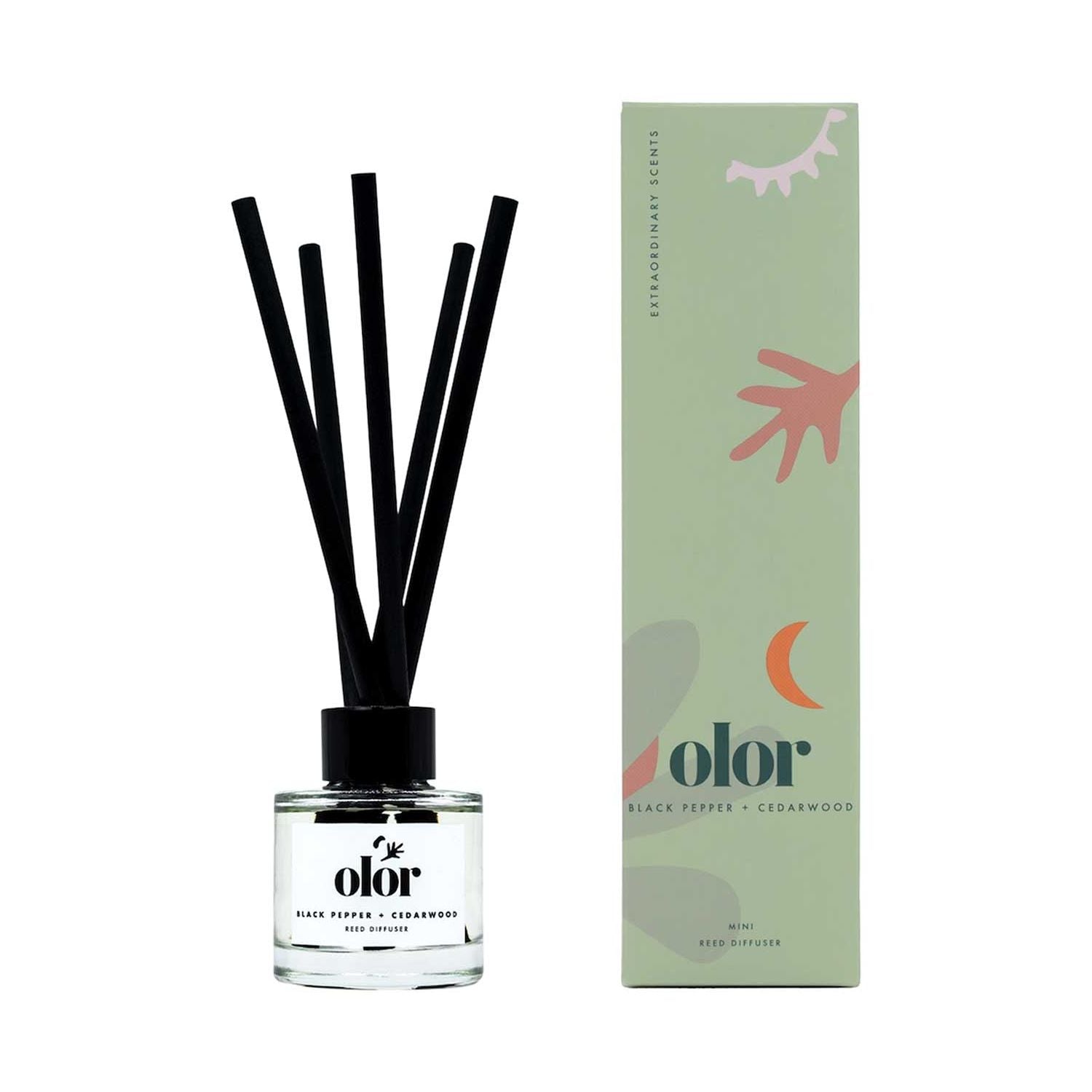 Olor reed diffuser Black Pepper Cedarwood 50ml - British product