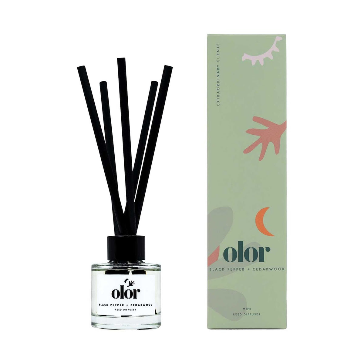 Olor reed diffuser Black Pepper Cedarwood 50ml - British product