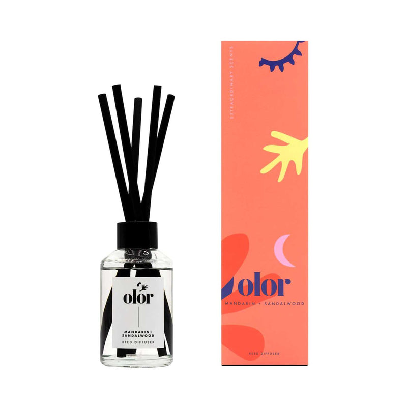 Olor Mandarin and Sandalwood Reed Diffuser 120ml, UK version