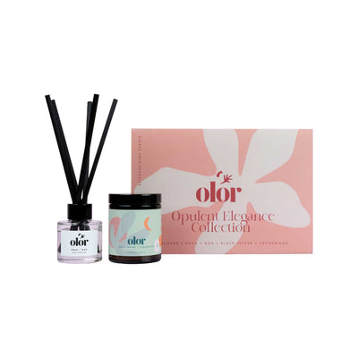 Boots Olor Opulent Elegance Collection Candle and Diffuser Gift Set- Buy online at McGrocer