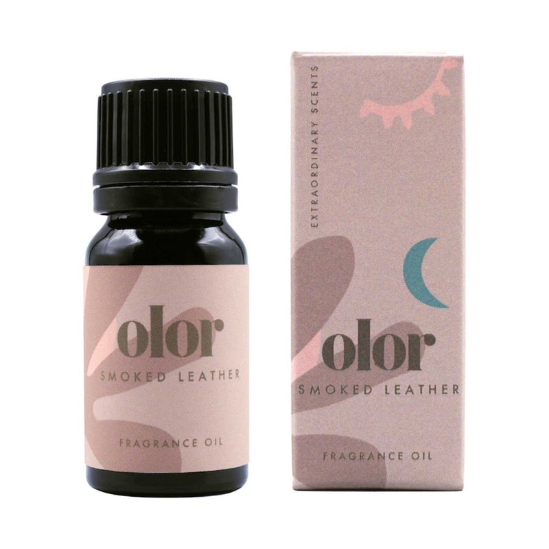 Olor Smoked Leather fragrance oil 10ml, imported from the UK