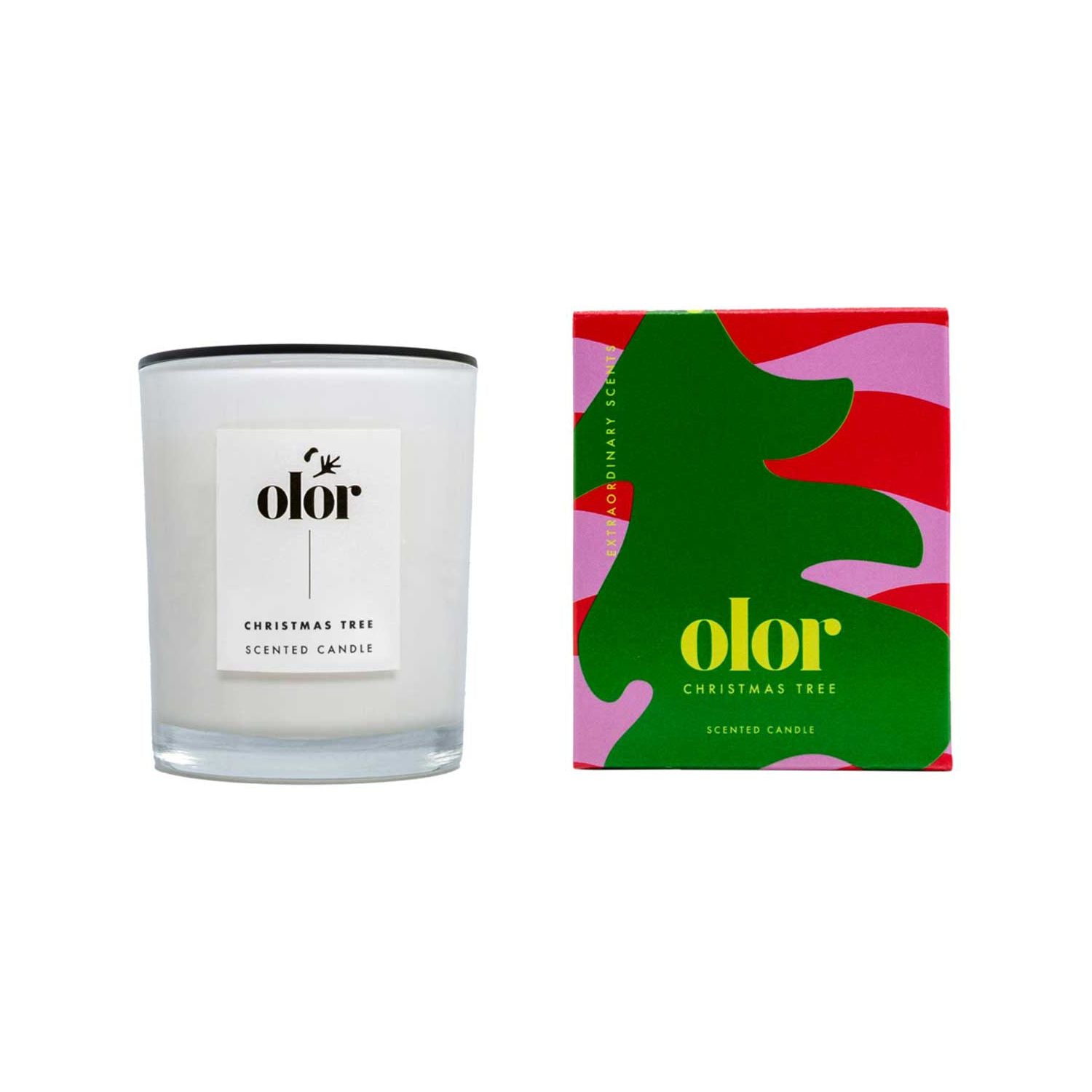 Olor Christmas Tree Classic candle 180g - British product