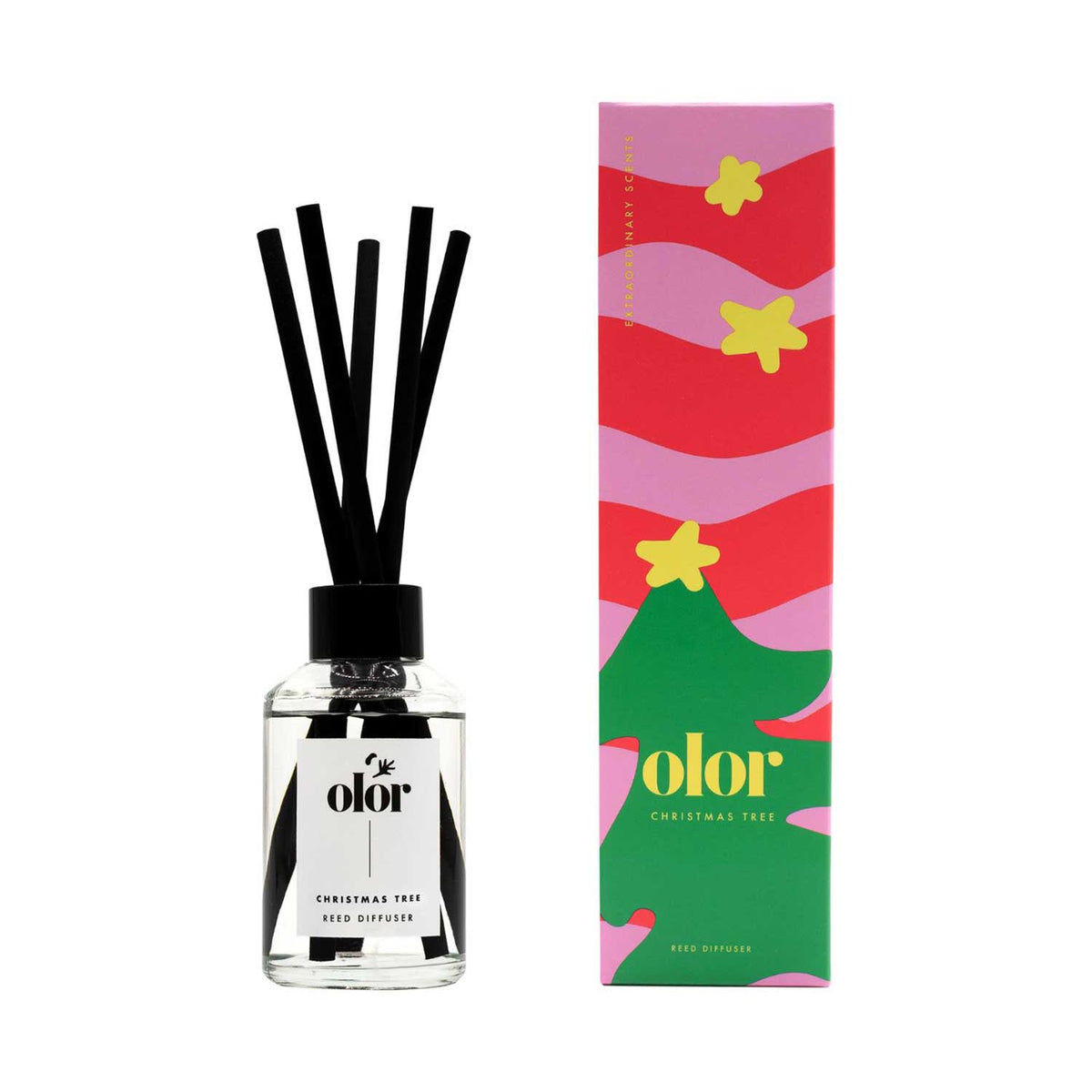 Olor Christmas Tree reed diffuser 120ml, UK version
