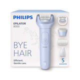 Philips Series 8000 epilator with LED light, imported from the UK