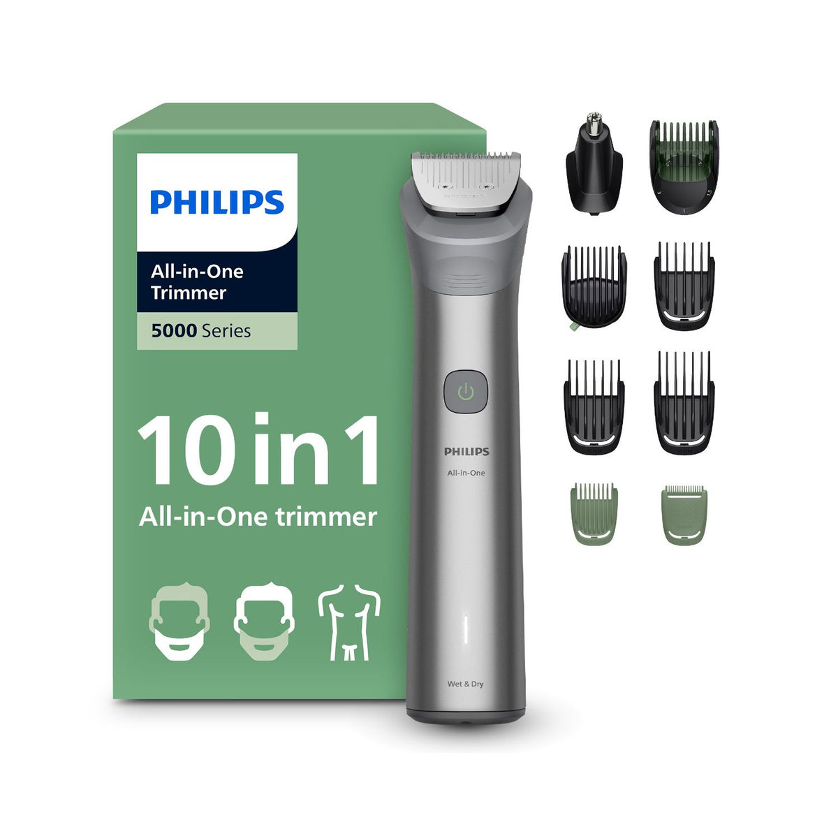 Philips Multigroom 10-in-1 trimmer MG5931/15, imported from the UK