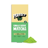 PerfectTed vanilla matcha powder sachets 35g - British product