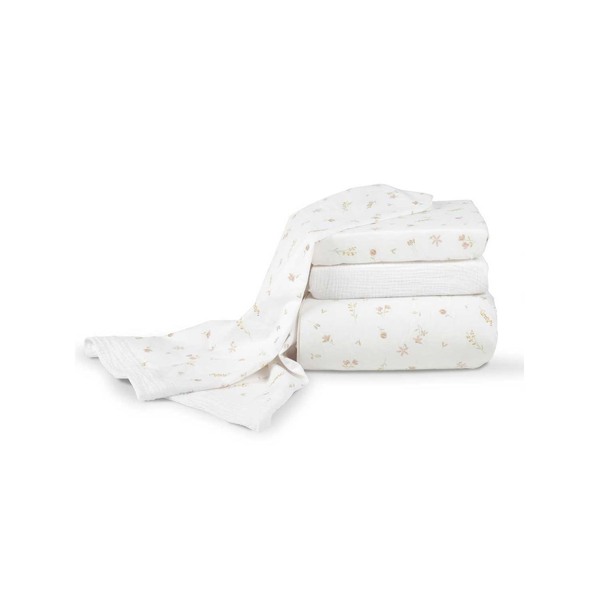 Cuddleco cot bedding set Cashmere Meadow - British product