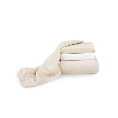 Boots Cuddleco 4 Piece Cot Bedding Set Cashmere Waffle- Buy online at McGrocer