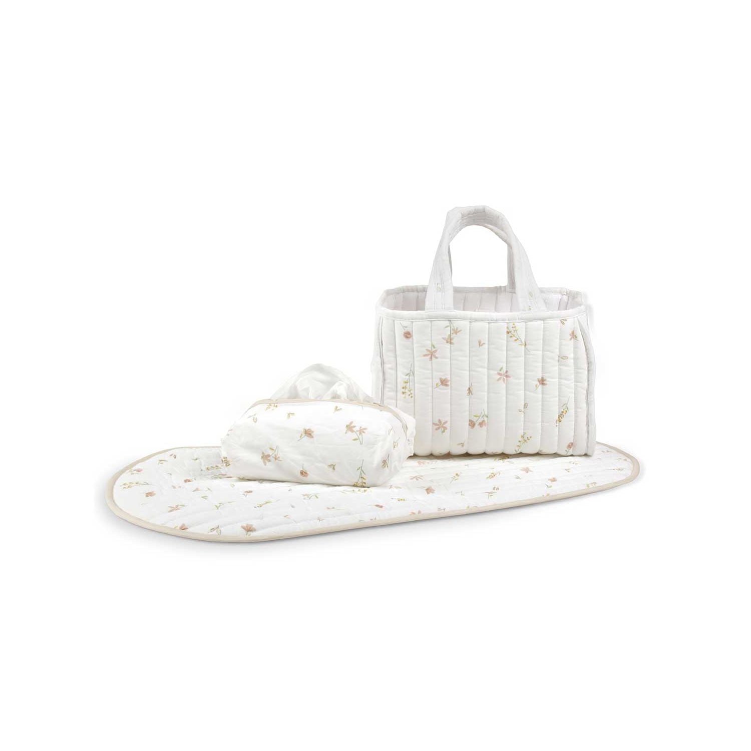 Cuddleco changing set Cashmere Meadow - British product