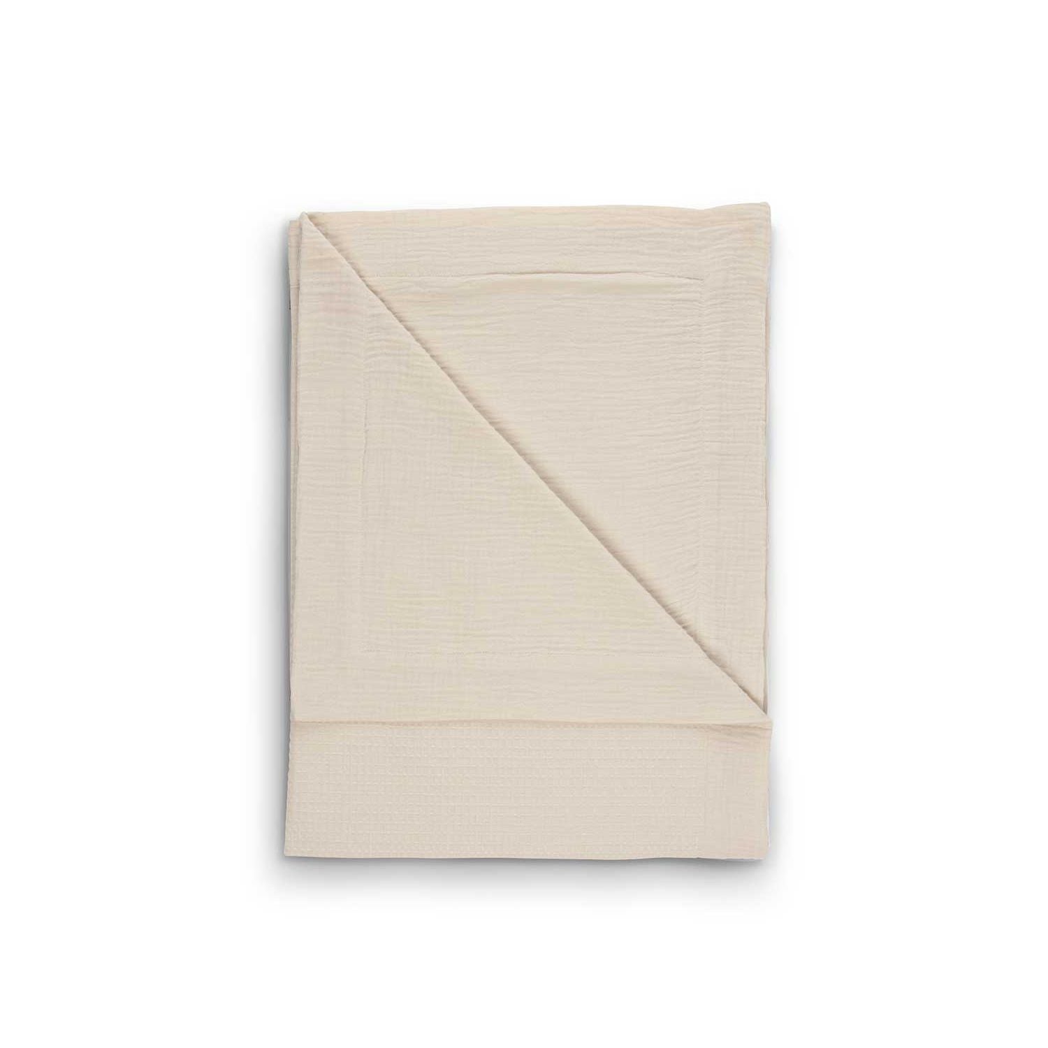 Cuddleco cashmere waffle comforter blanket, imported from the UK