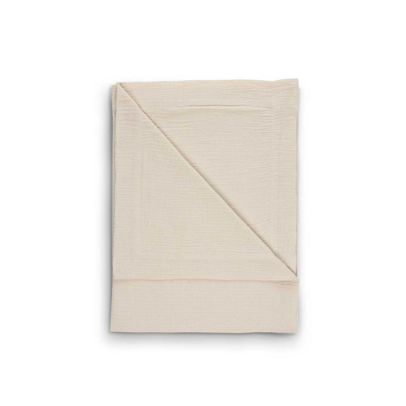 Cuddleco cashmere waffle comforter blanket, imported from the UK