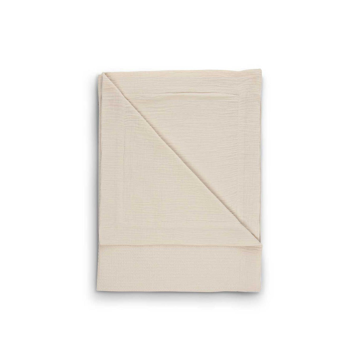 Cuddleco cashmere waffle comforter blanket, imported from the UK