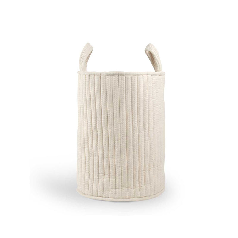 Cuddleco large laundry storage basket cashmere waffle (British brand)
