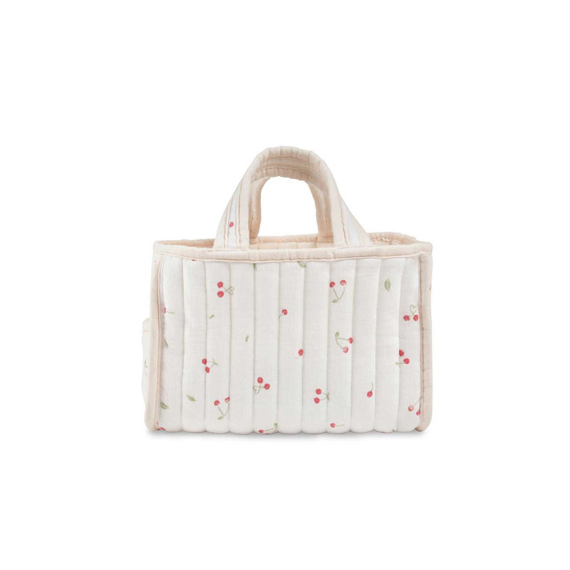 CuddleCo nappy caddy Ditsy Cherry, UK version