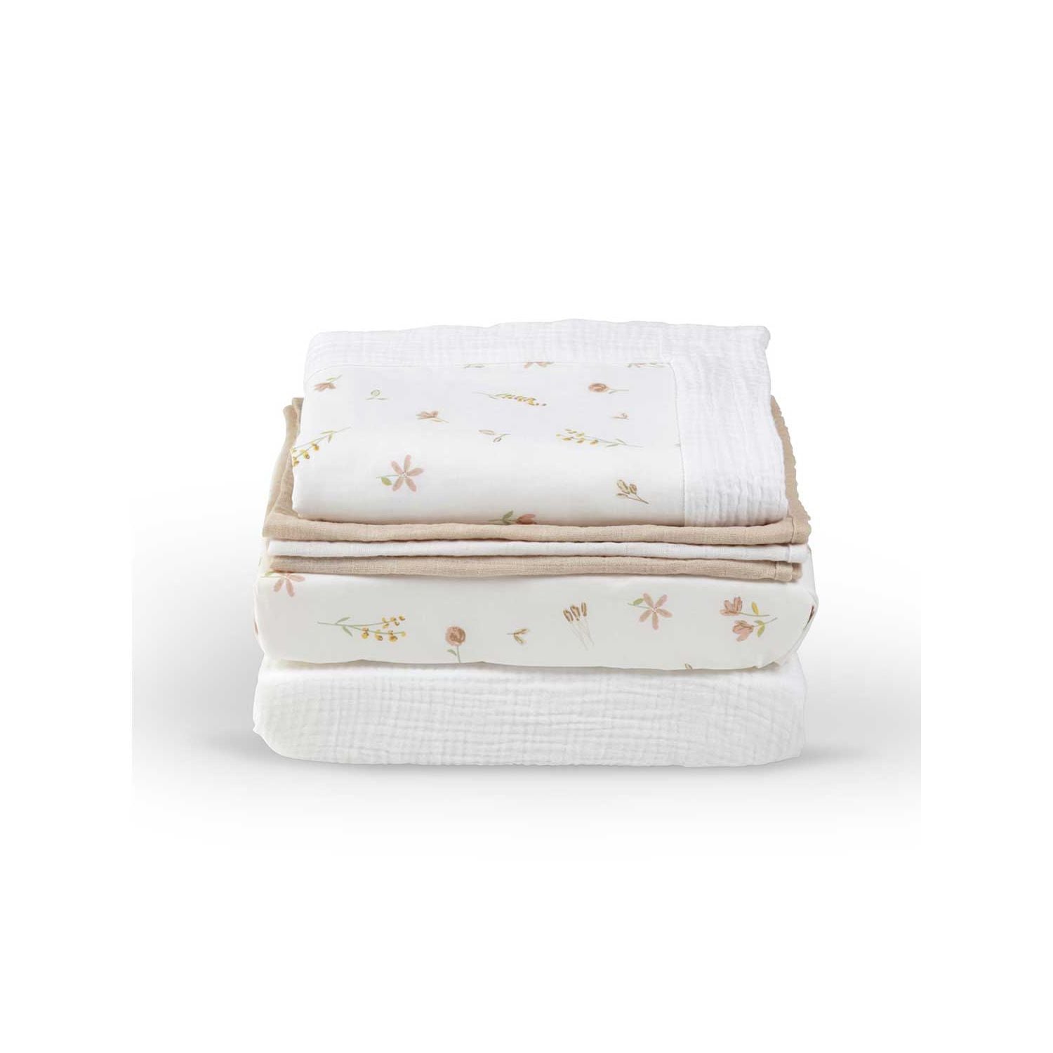 Cuddleco crib bedding set Cashmere Meadow, imported from the UK