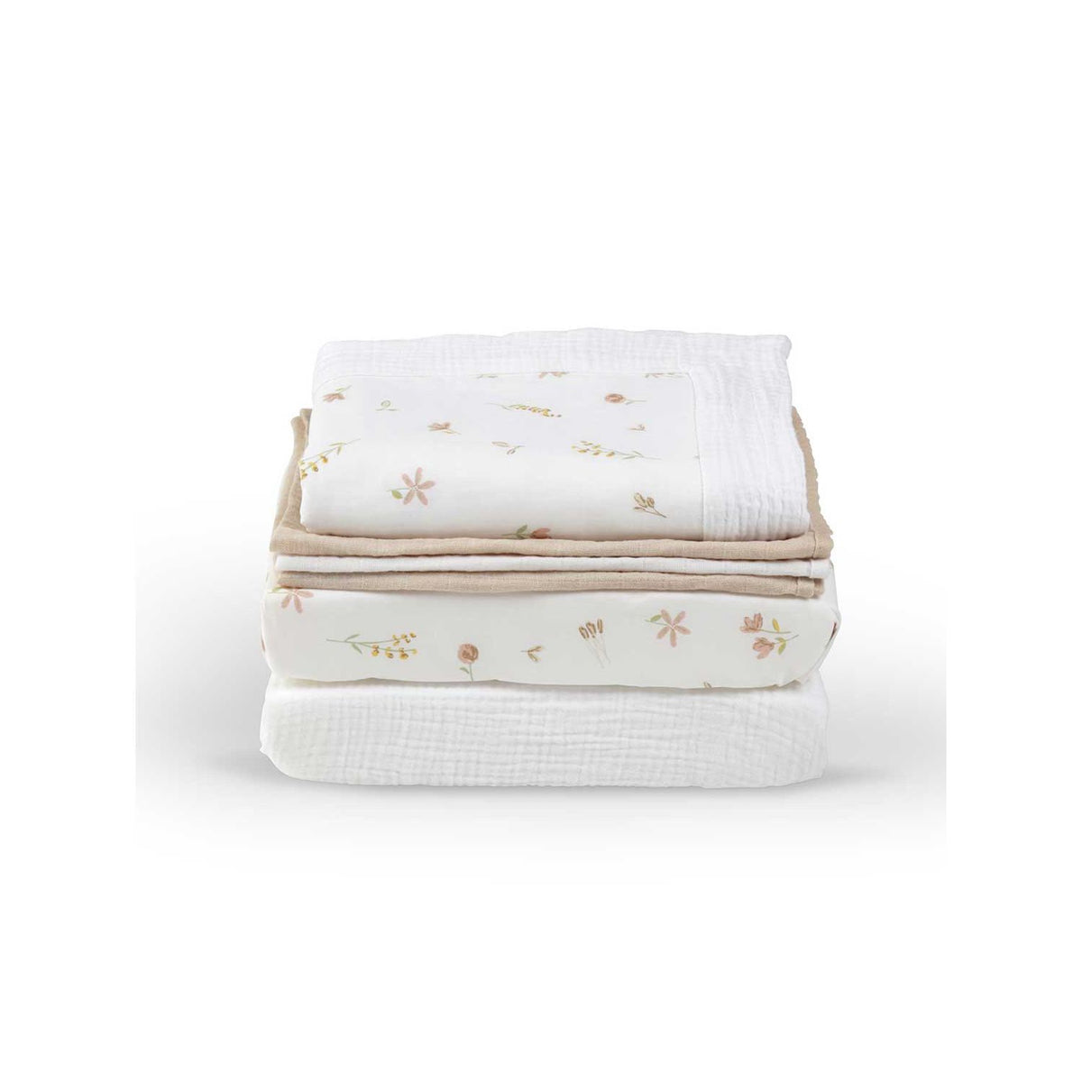 Cuddleco crib bedding set Cashmere Meadow, imported from the UK