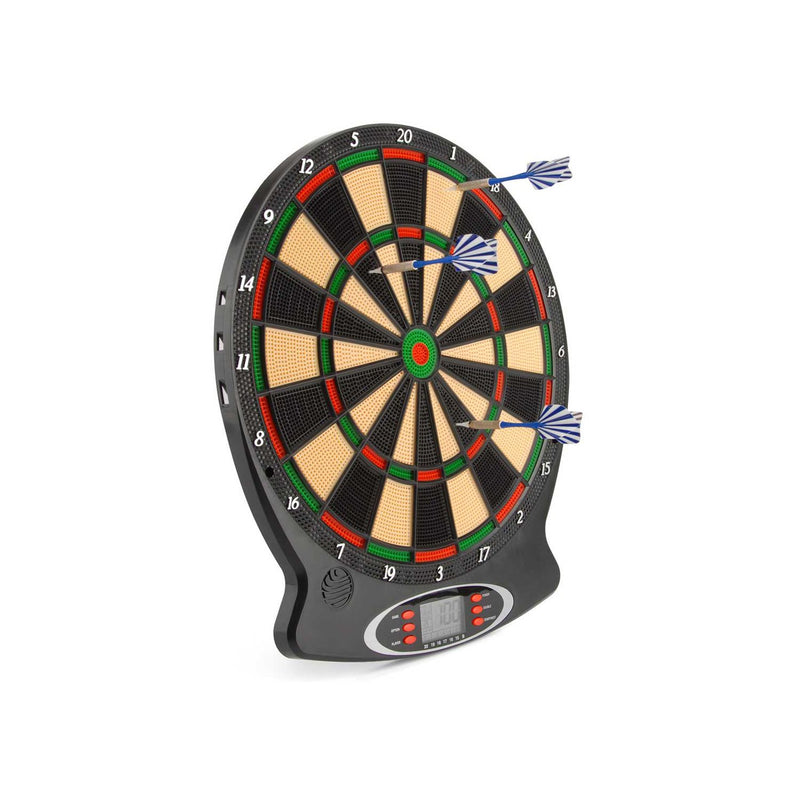 Toyrific electronic dart board with soft darts, imported from the UK