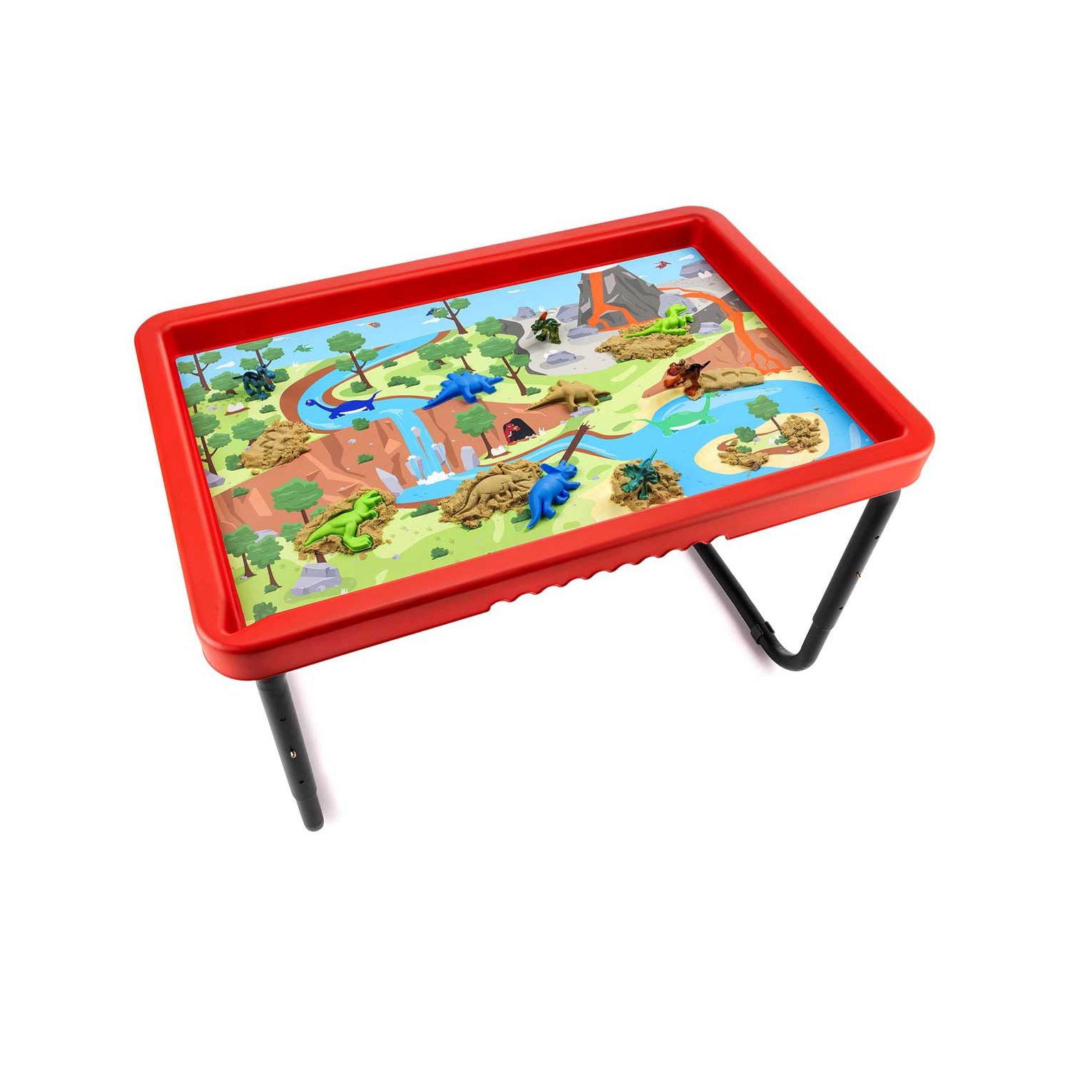 Toyrific Play Tray with Sea and Dino Play Mats (British brand)