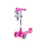 Xootz Unicorn Bubble Go scooter in white, imported from the UK