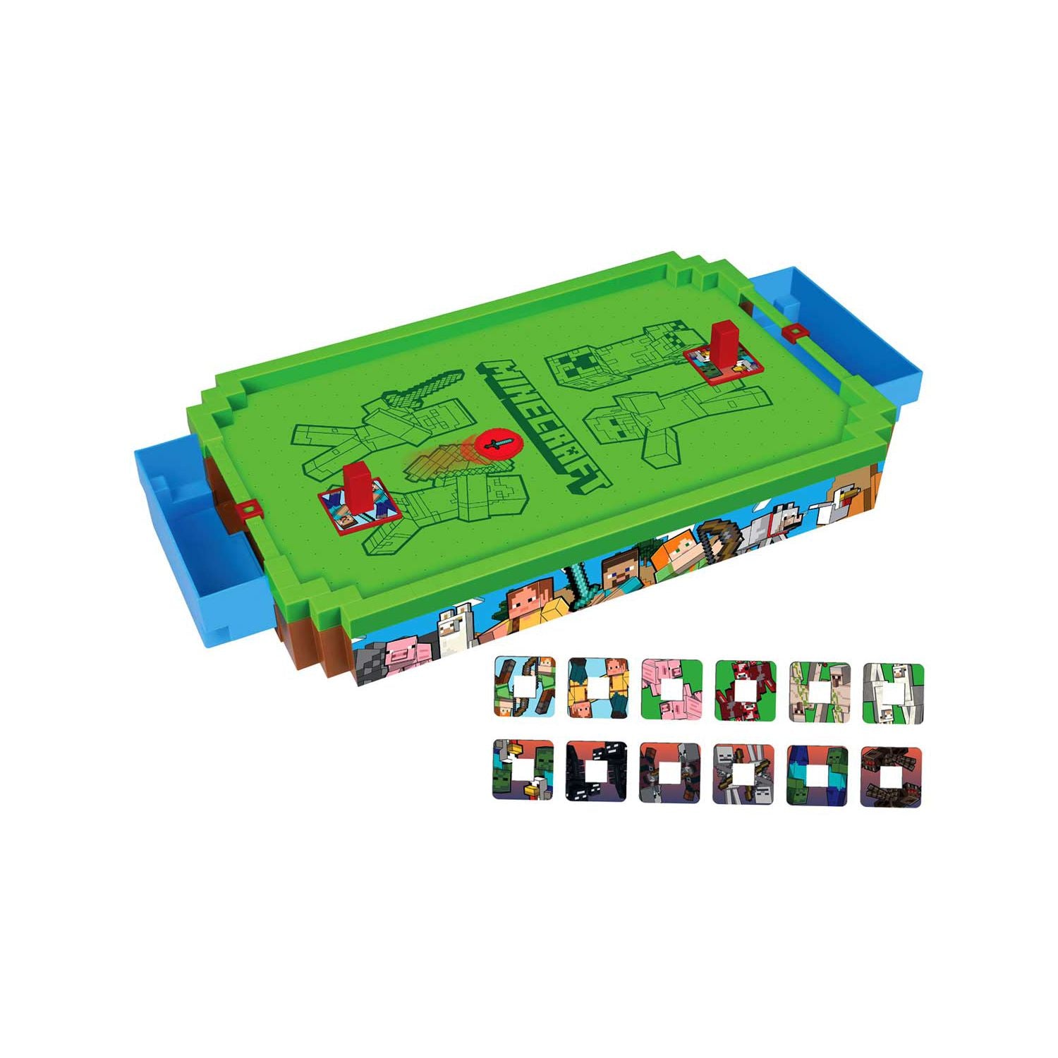 Ambassador Minecraft Overworld Arcade Air Hockey table 21-inch, imported from the UK