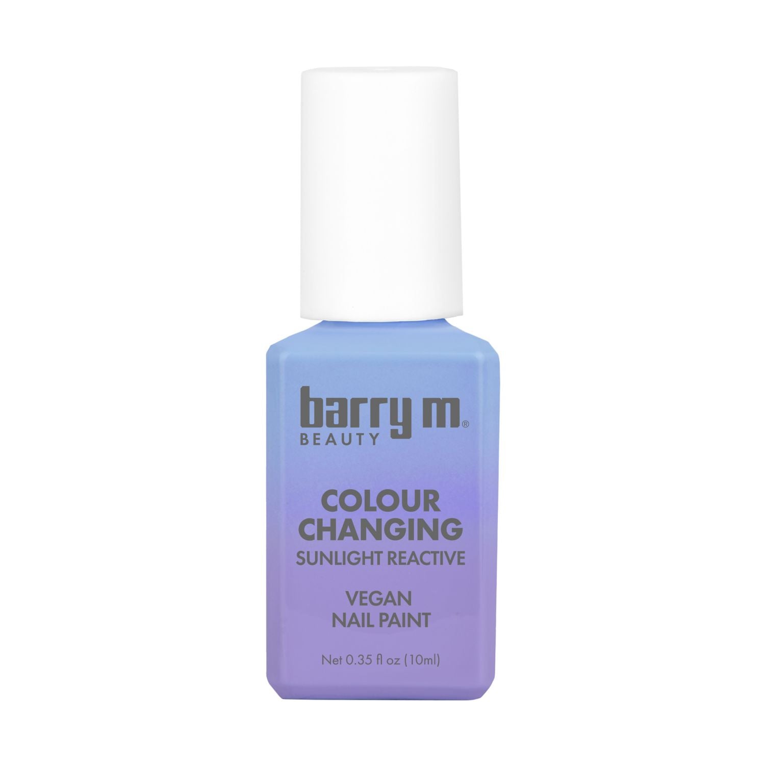 Barry M colour changing nail paint blue to lilac 10ml (British brand)