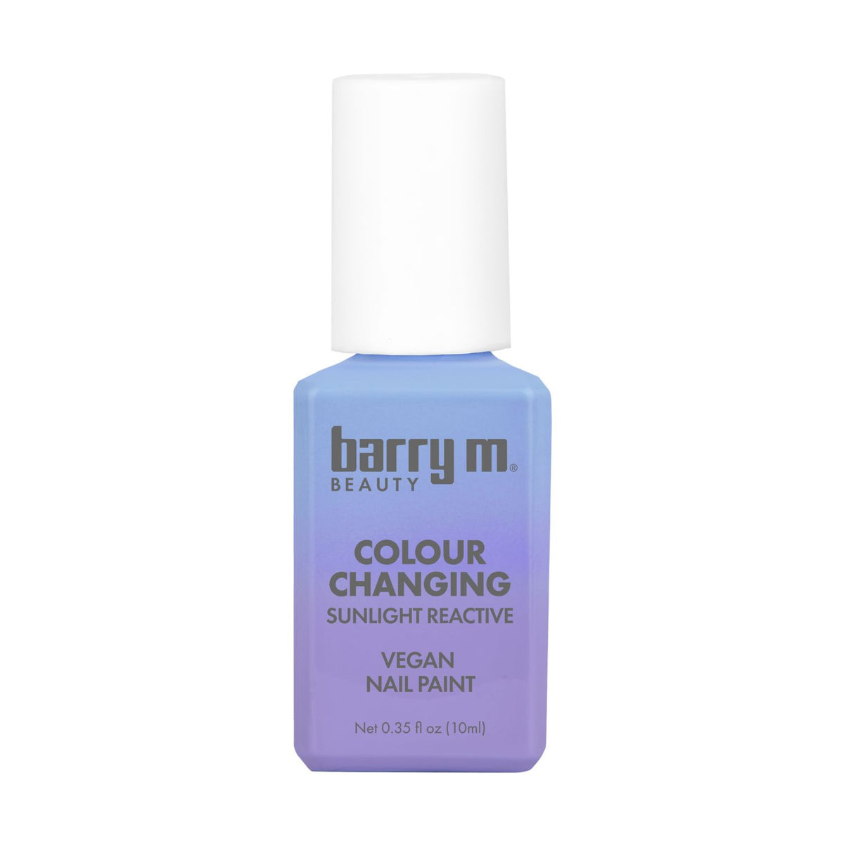 Barry M colour changing nail paint blue to lilac 10ml (British brand)