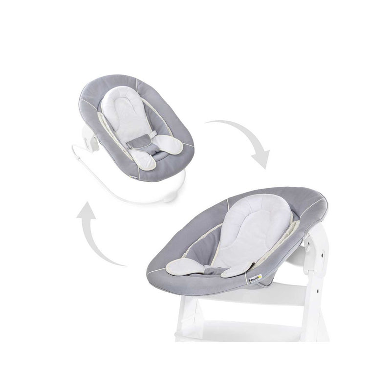 Hauck Alpha Bouncer 2 in 1 Stretch Grey, imported from the UK
