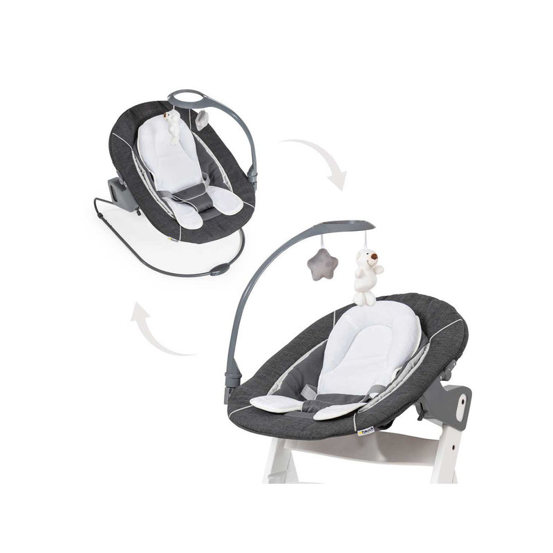 Hauck Alpha Bouncer Deluxe Melange Grey - British product
