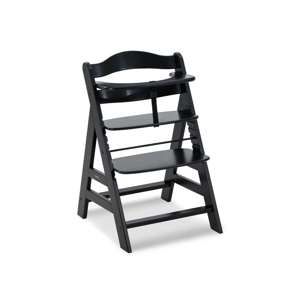 Hauck Alpha+ wooden highchair black, imported from the UK