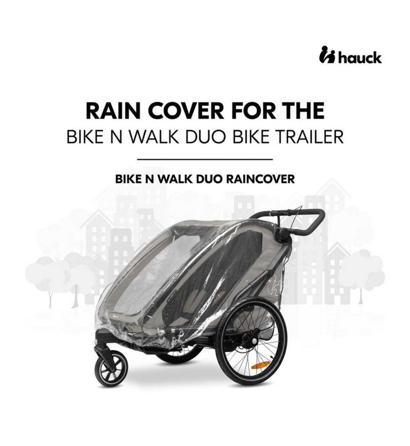 Hauck Bike N Walk Duo rain cover, imported from the UK