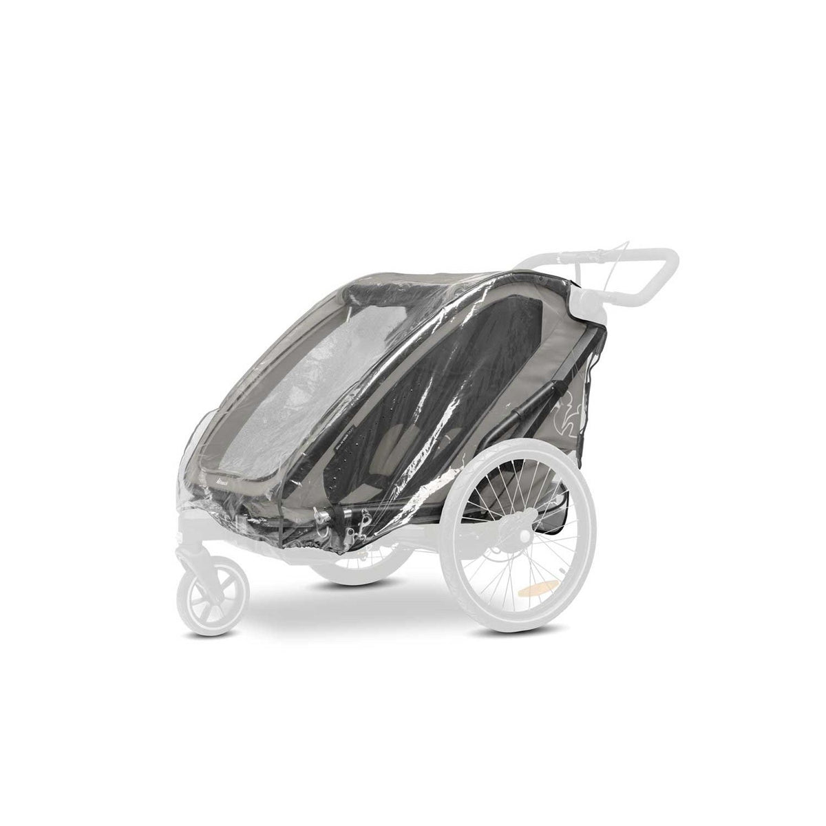Hauck Bike N Walk Duo rain cover, imported from the UK