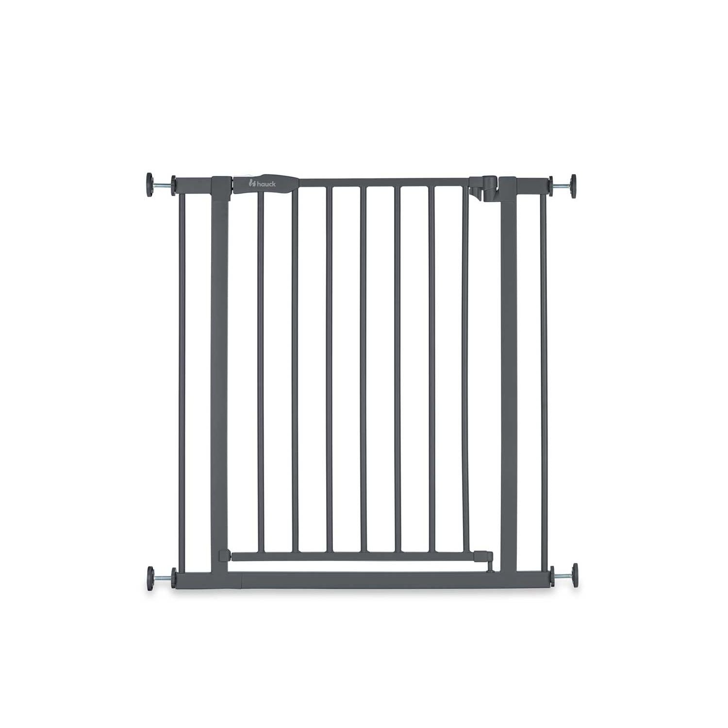 Hauck pressure fit baby gate Open N Stop 2 dark grey 75-80 cm - British product