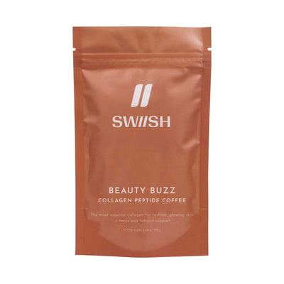Boots Swiish Beauty Buzz Collagen Peptide Vanilla Coffee Supplement 105g- Buy online at McGrocer