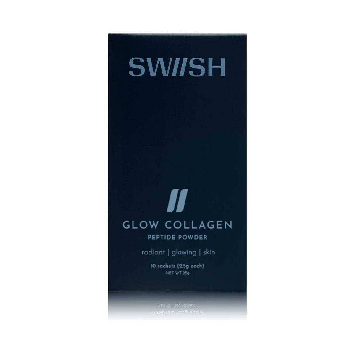SWIISH Glow Collagen Peptide Powder sachets 25g - British product