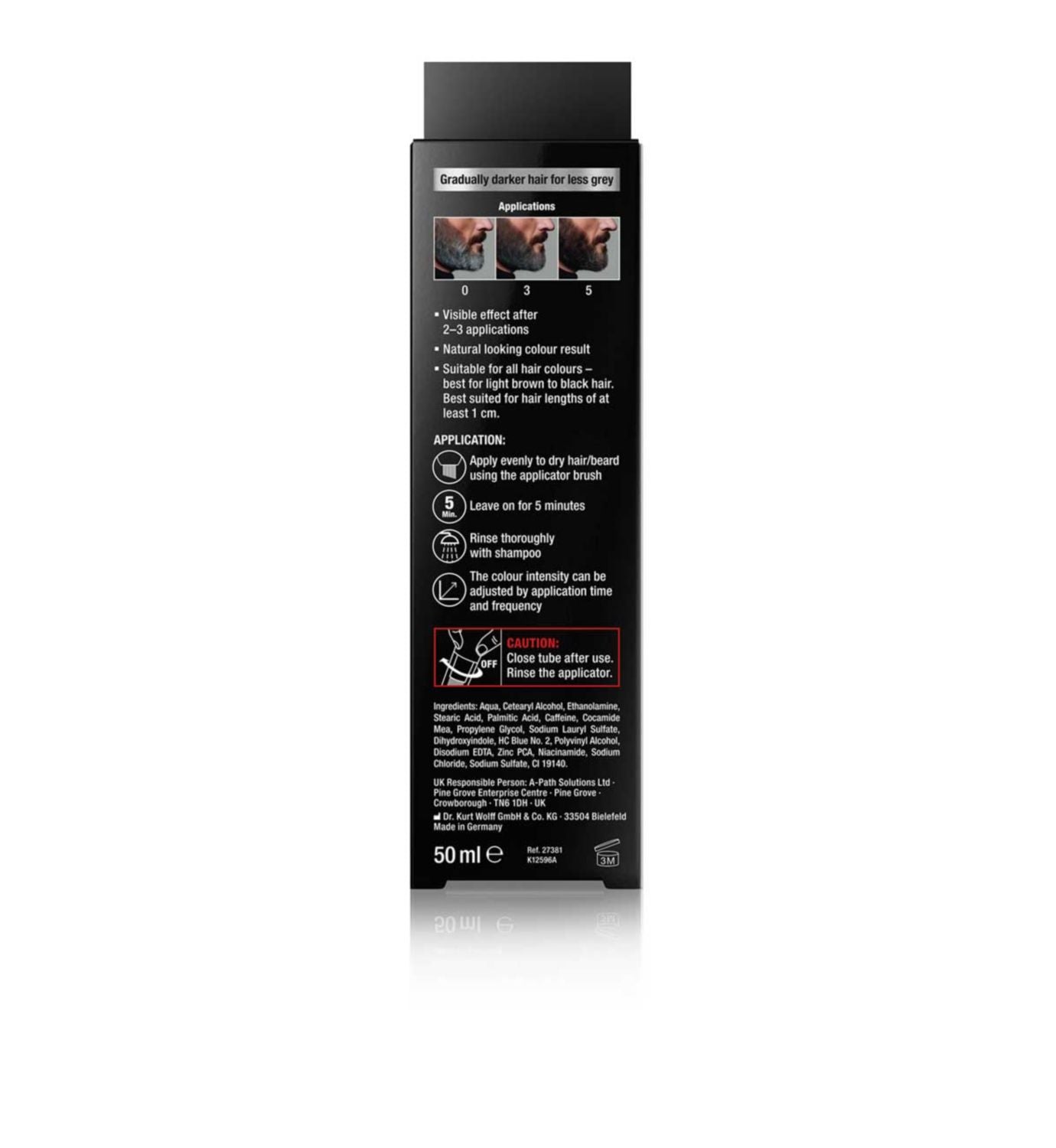Alpecin Grey Attack beard temples colourant 50ml (British brand)