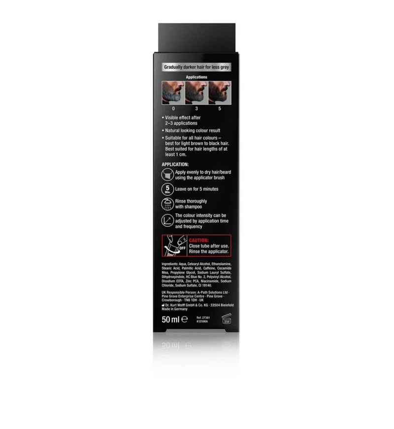 Alpecin Grey Attack beard temples colourant 50ml (British brand)