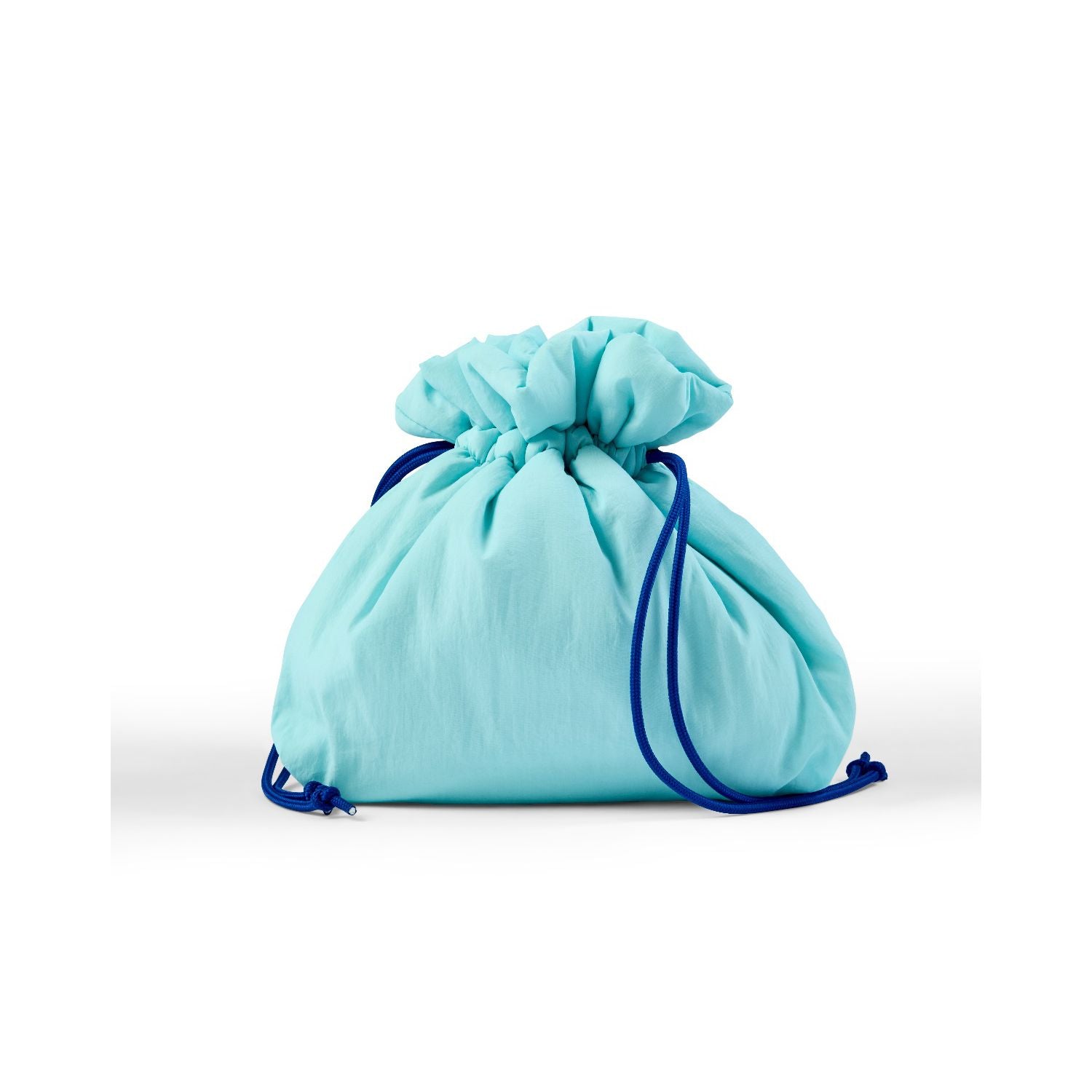 Boots drawstring puffer bag blue (British brand)