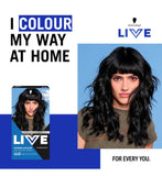 Schwarzkopf LIVE permanent hair dye 099 Deep Black - British product