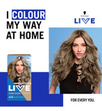 Schwarzkopf LIVE Intense Colour L61 Nude Bronde permanent hair dye, imported from the UK