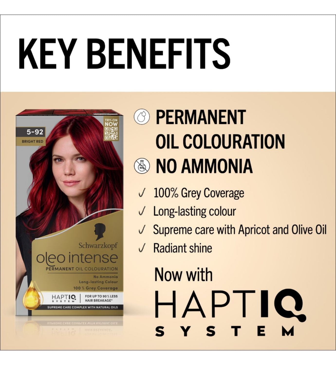 Schwarzkopf Oleo Intense permanent oil colouration 5-92 Bright Red, UK version