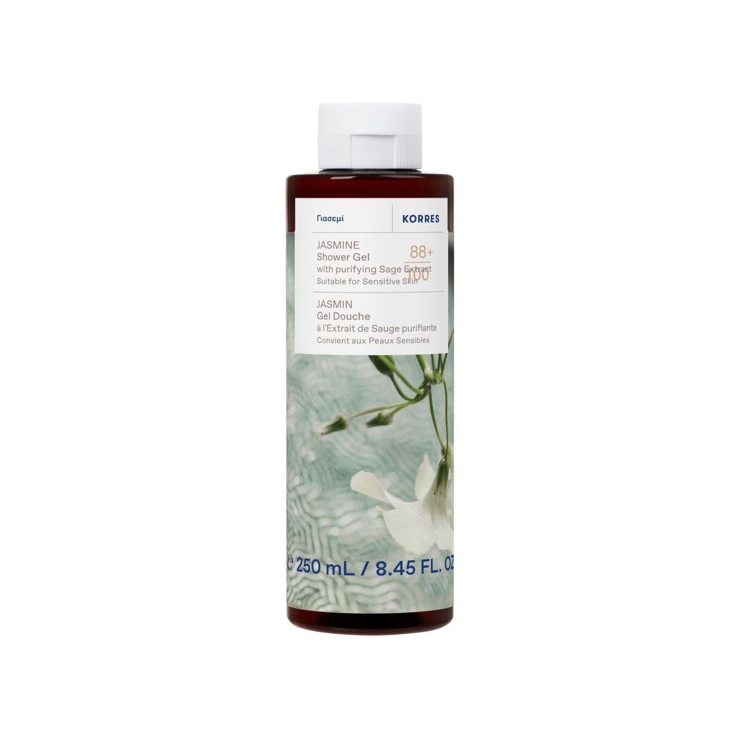 KORRES jasmine shower gel 250ml (British brand)